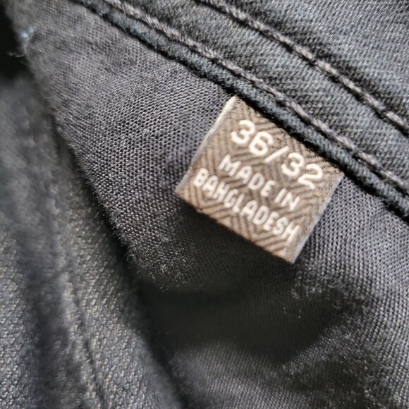 Jachs New York Mens Jeans 36 X 32 Stretch Straight Leg Black - Picture 5 of 16